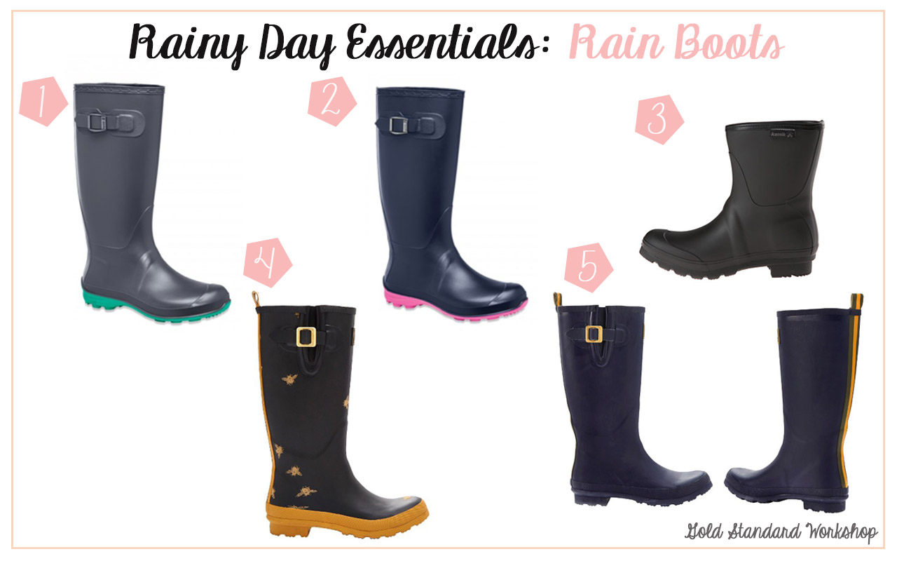 rain boots shopping